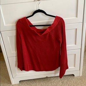 Off the shoulder sweater